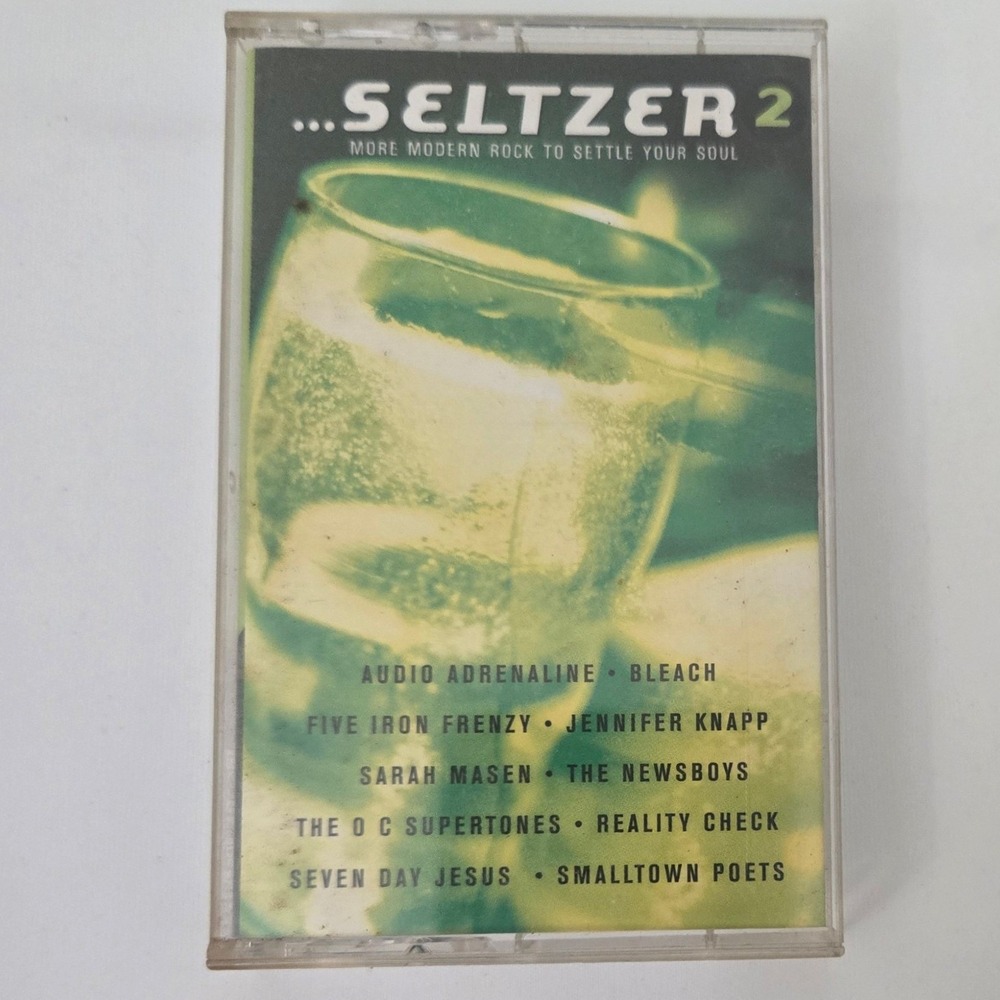 Vintage 1998 Seltzer 2 Cassette Tape Skillet Newsboys ForeFront USA Made